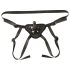 Sei Mio - Harnais avec gode-cesseur - 12,5 cm (noir)