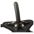 Sei Mio - Harnais avec gode-cesseur - 12,5 cm (noir)