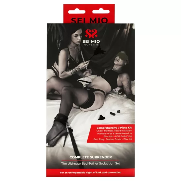 Sei Mio - kit bondage attache au lit - noir