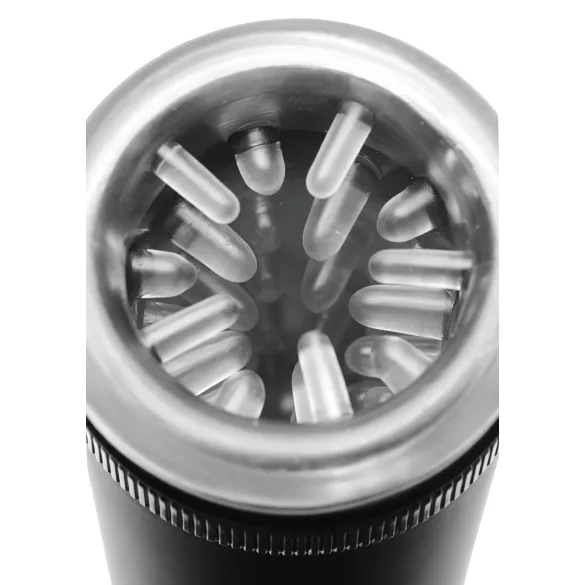 Master-Bot - Masturbateur bouche à picots doux, mouvement haut-bas (noir)