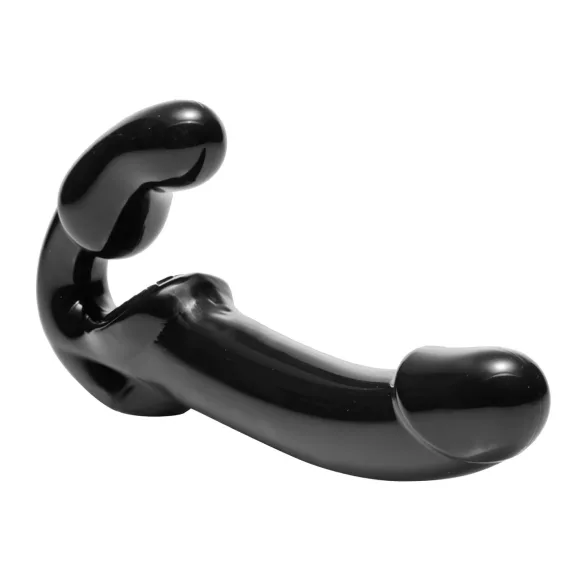 Strap U Revolver - gode ceinture sans harnais - silicone noir