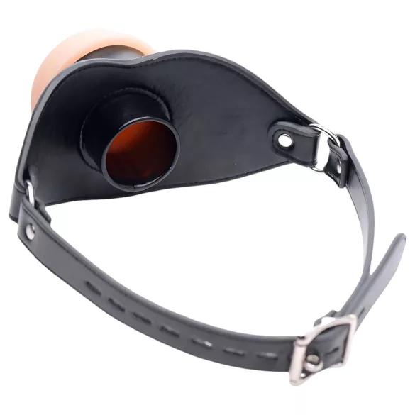 Master Series - bâillon bouche vulve - silicone chair