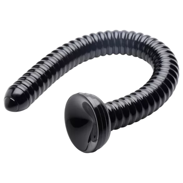 HOSED - gode anal avec ventouse - nervuré - silicone noir