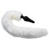 TAILZ - plug renard anal & bandeau (noir-blanc)