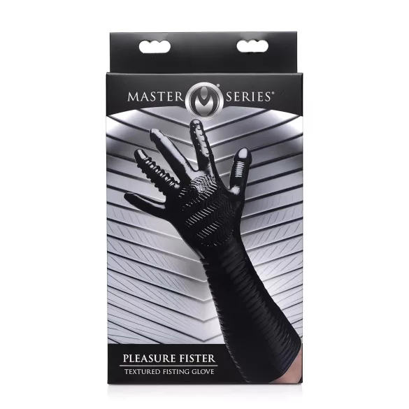 XR Brands - Pleasure Fister - gant de fist entièrement texturé (noir)