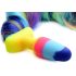 TAILZ - plug anal en silicone licorne (arc-en-ciel)