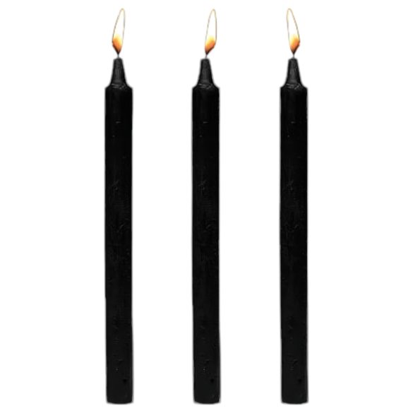 Dips Envoûtants - Set Bougies Corporelles Noires (3 pcs)