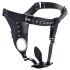 Strict - Ceinture de chasteté pour homme avec plug anal (noir)