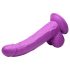 XR Brands POP - gode ventouse avec testicules - 19 cm (violet)