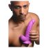 XR Brands POP - gode ventouse avec testicules - 19 cm (violet)