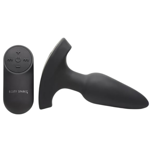 Booty Sparks Laser - vibromasseur anal noir sans fil rechargeable