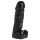 Chandelle intime noire - design audacieux
