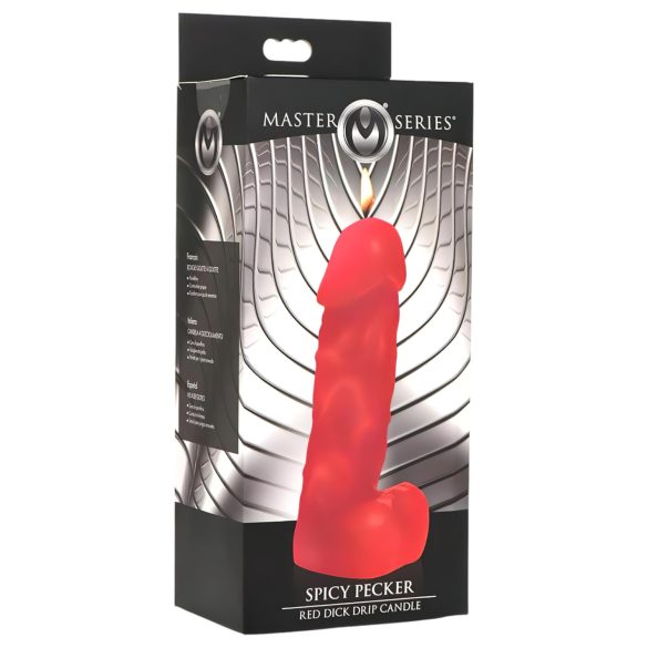 Bougie Piquant - grande bougie pénis et testicules