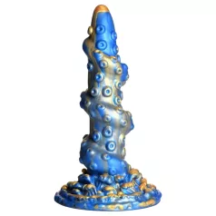   Creature Cocks Kraken - gode tentacule spiralé - 21cm - or bleu