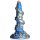 Cocktail de Créatures Kraken - Dildo Tentacule Spiralé - 21 cm (or-bleu)