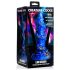 Cocktail de Créatures Kraken - Dildo Tentacule Spiralé - 21 cm (or-bleu)
