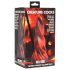 Creature Cocks Hell Kiss - Dildo en silicone torsadé - 19cm (rouge)