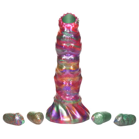 Creature Cocks Larva - sextoy alien ovipositeur (arc-en-ciel)