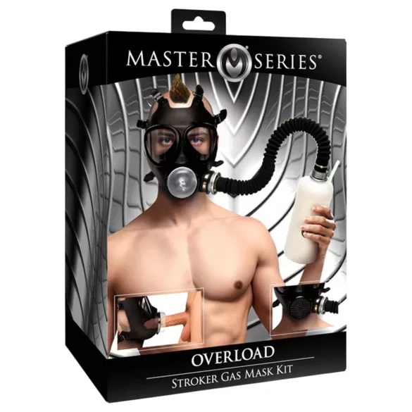 XR Brands - masque fellation et inhalateur arôme 2en1 - noir