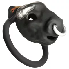   Master Series Bull - cage de chasteté pénienne tête de taureau (noir)