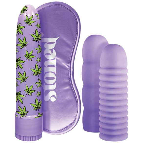 Ensemble de Vibromasseurs Stoner Bonga Bunga (4 pièces) - Violet