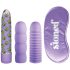 Ensemble de Vibromasseurs Stoner Bonga Bunga (4 pièces) - Violet
