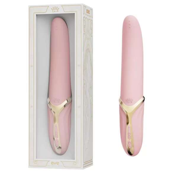 Zalo Eve - vibromasseur rotatif chauffant rechargeable - silicone rose