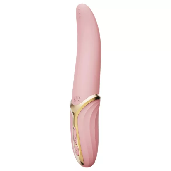 Zalo Eve - vibromasseur rotatif chauffant rechargeable - silicone rose