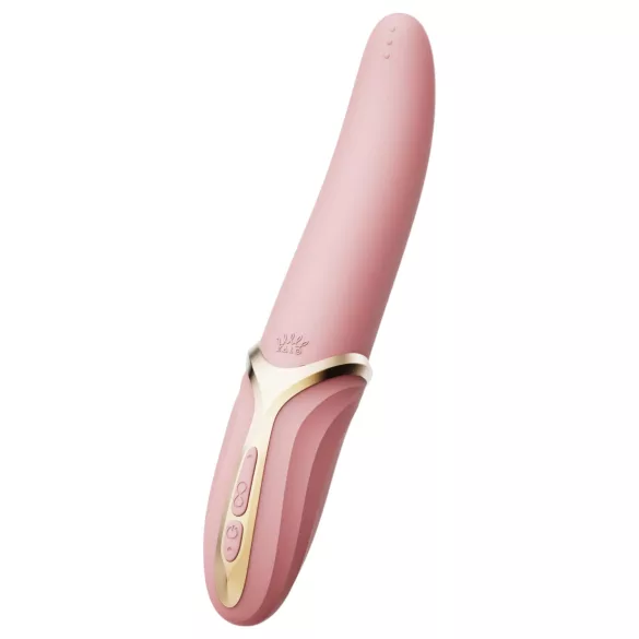 Zalo Eve - vibromasseur rotatif chauffant rechargeable - silicone rose