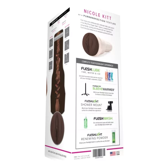 Fleshlight Nicole Kitt Purrrrrfection - masturbateur - vagin
