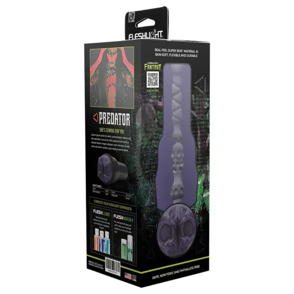 Fleshlight Fantasy Predator - masturbateur vagin factice fantasy (violet)