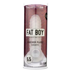 Fat Boy Checker Box - gaine pénienne (15cm) - blanc