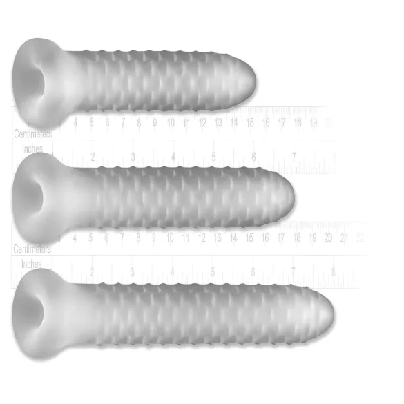 Perfect Fit - Fat Boy Checker Box - gaine pénienne (15 cm, blanc)