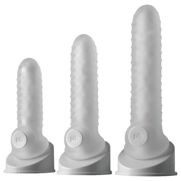 Perfect Fit - Fat Boy Checker Box - gaine pénienne (15 cm, blanc)