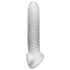Fat Boy Checker Box - gaine pénis (19cm) - blanc