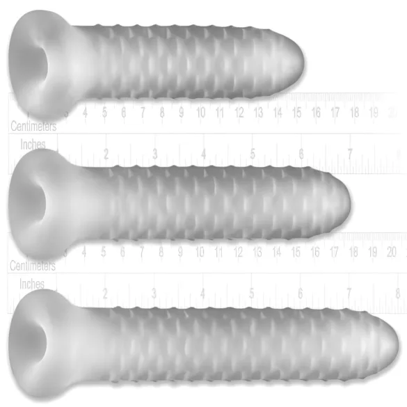 Perfect Fit - Fat Boy Checker Box - gaine pénienne (19 cm, blanc)