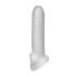 Fat Boy Micro Ribbed - gaine pénienne (17cm) - blanc
