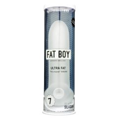 Fat Boy - gaine pénis réaliste ultra large 19cm - blanc