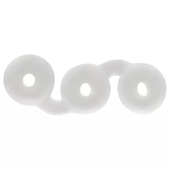 Perfect Fit Triple - set de 3 cockrings - blanc