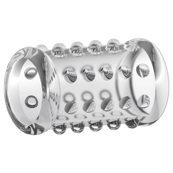 Stay Hard - manchon pénis à reliefs - transparent