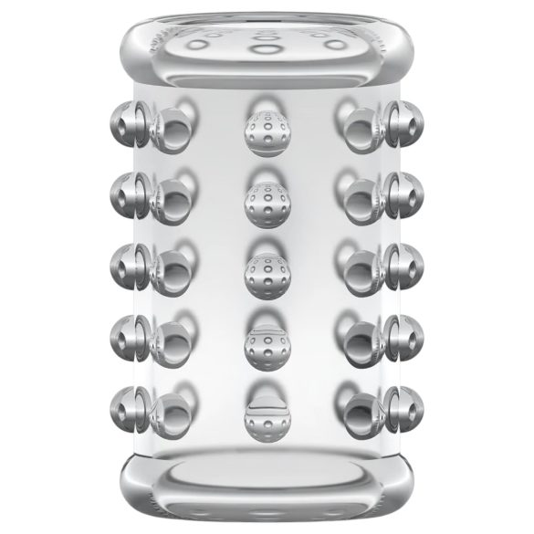 Stay Hard - manchon pénis à reliefs - transparent