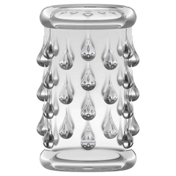 Stay Hard - manchon pénis à boules - transparent