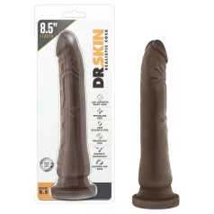   Dr. Skin 8,5 - gode réaliste avec ventouse (marron, 20,5 cm)