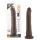 Dr. Skin 8,5 - gode réaliste avec ventouse (marron, 20,5 cm)