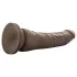 Dr. Skin 8,5 - gode réaliste avec ventouse (marron, 20,5 cm)