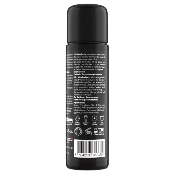 Intimateline MaxTurbo - lubrifiant à base d’eau pour hommes (100 ml)