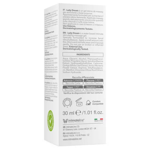 Intimateline Lady Dream - gel excitant pour femmes (30 ml)