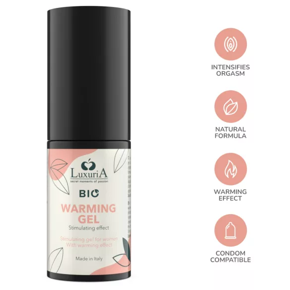 Intimateline Luxuria BIO - gel stimulant chauffant pour femmes (30 ml)