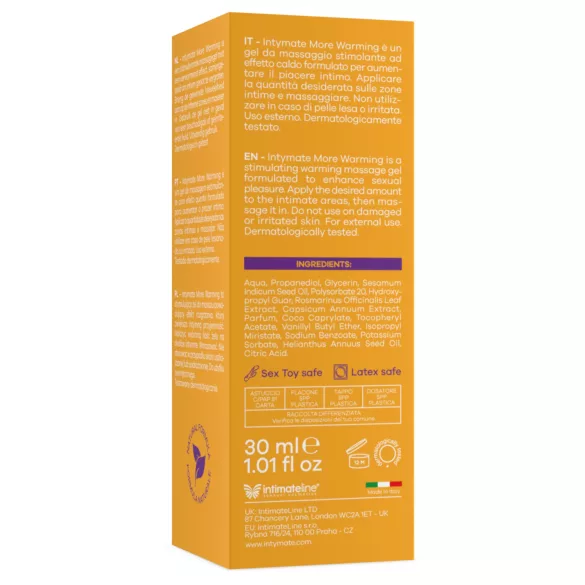 Intimateline Intymate More - gel stimulant à effet chauffant (30 ml)