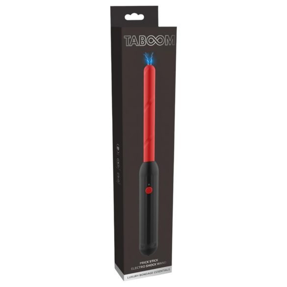 Taboom - baguette électrosex rechargeable - rouge